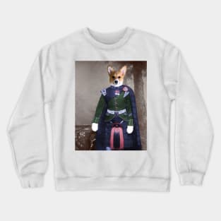 Soldier Corgi in a Scottish Kilt Crewneck Sweatshirt